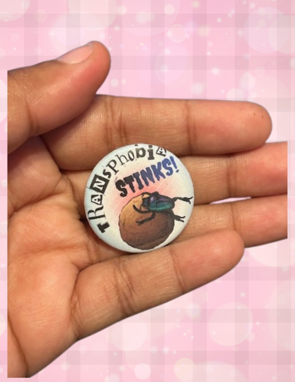 Bug Themed Button Pin Badges (7 Designs)