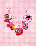 Smiling Friends Valentine's Key Chains (5 Designs)